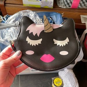 Betsey Johnson Luv Betsey Cat Unicorn Wristlet